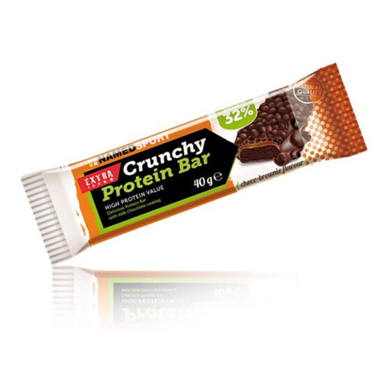 NAMED SPORT Crunchy Protein 40g 24 Units Brownie Energy Bars Box