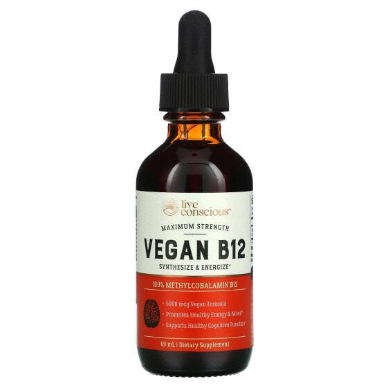 Vegan B12, Maximum Strength, 60 mL