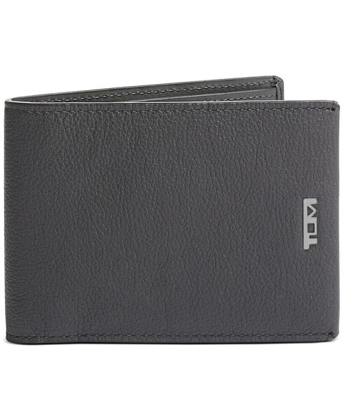 Men's Double Billfold Leather Wallet