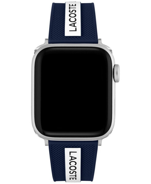 Часы Lacoste Stripe Blue & White Silicone Strap for Apple Watch® 38mm/40mm