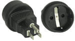 InLine Travel adapter USA US male to type F female