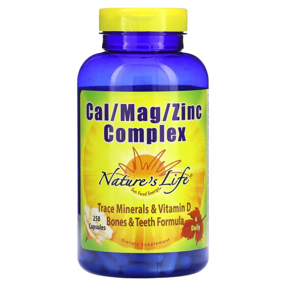 Cal/Mag/Zinc Complex, 250 Capsules