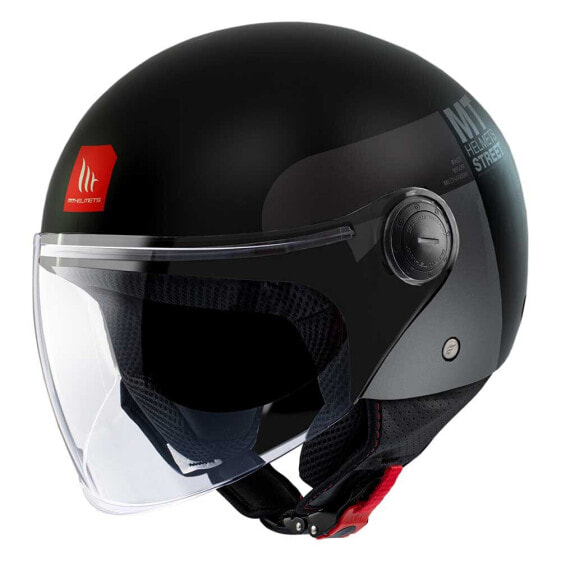 MT Helmets Street S Inboard open face helmet