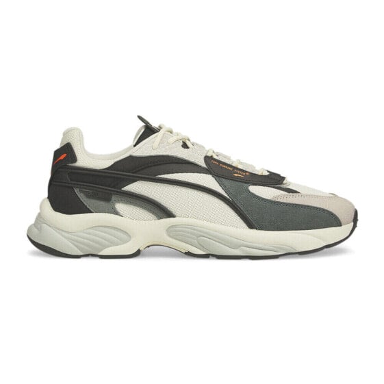 Puma RsConnect Splash Lace Up Mens Black, Green, Off White Sneakers Casual Shoe