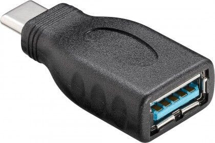 Wentronic 45395 - USB-C - USB-A - Black