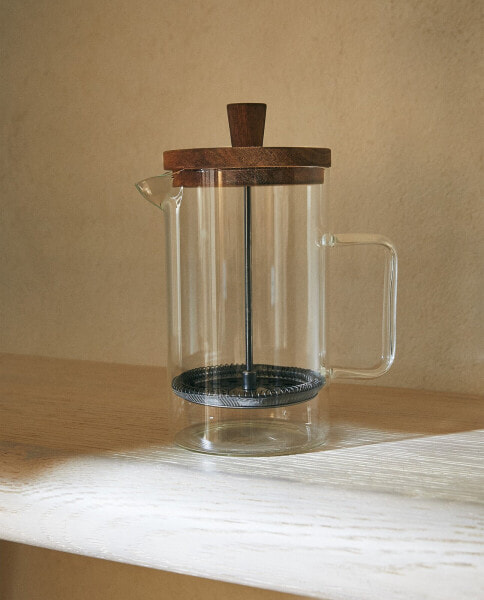 Френч-пресс из боросиликатного стекла ZARAHOME Borosilicate glass cafetière