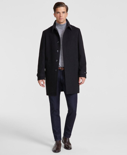 Men's Melange Overcoat