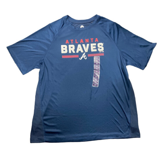 Genuine Merchandise Majestic Men's Dri Fit Short Sleeve Atlanta Braves Shirt