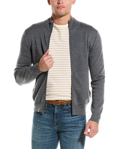 Bruno Magli Wool Bomber Jacket Men's