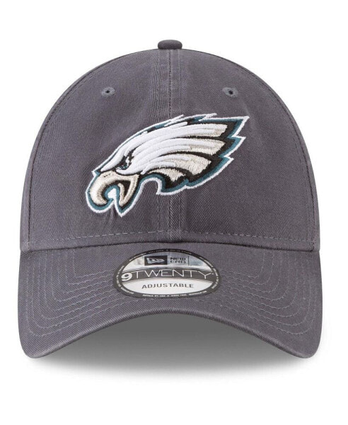 Men's Graphite Philadelphia Eagles Icon Core Classic 2.0 9TWENTY Adjustable Hat
