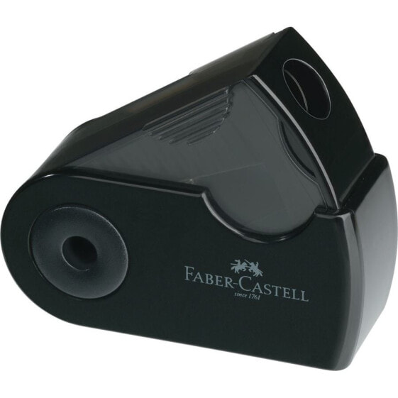 FABER-CASTELL 182710 - Manual pencil sharpener - Black - Ambidextrous