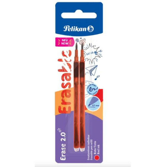 Заправка ручки Pelikan 9566324 Красный 0,7 mm (2 штук)