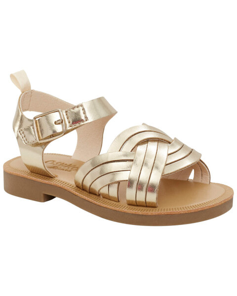 Toddler Metallic Sandals 4