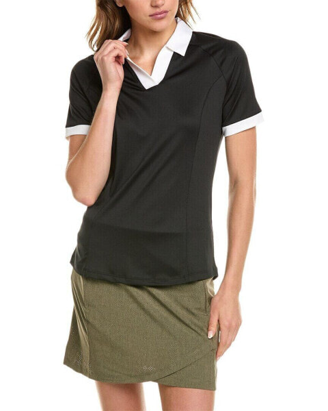 Callaway V-Placket Colorblock Polo Shirt Women's