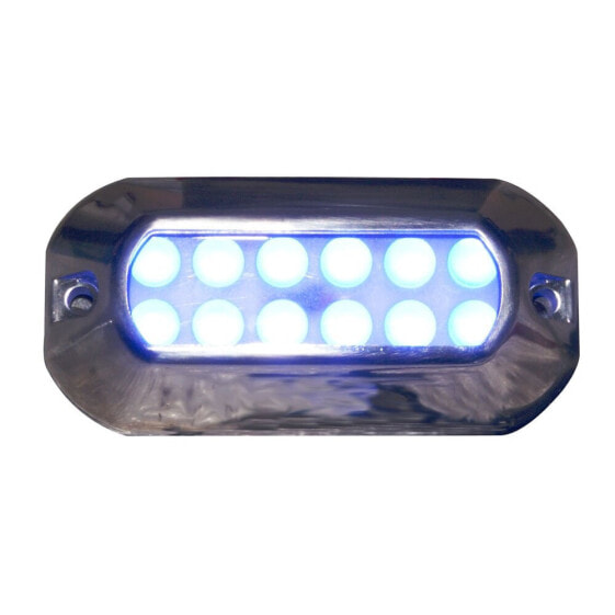 A.A.A. IP68 12x0.2W Rectangular Underwater Blue LED Light