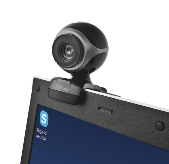 Trust Exis Webcam - 0.3 MP - 640 x 480 pixels - 30 fps - Manual - Auto - USB 2.0