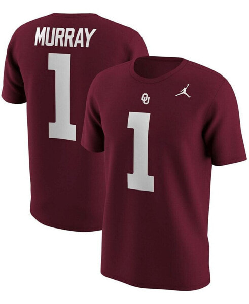 Men's Crimson Kyler Murray Oklahoma Sooners Alumni Name and Number T-shirt