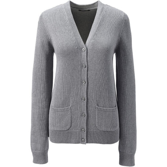 Women's School Uniform Cotton Modal Button Front Cardigan Sweater