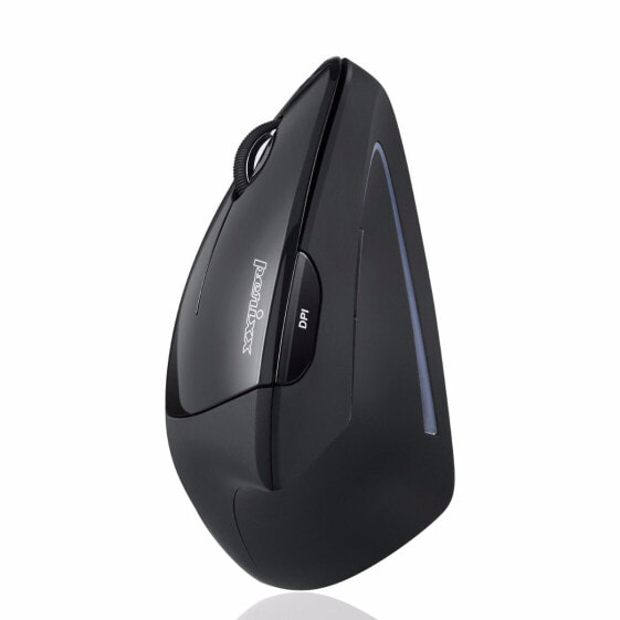 Perixx PERIMICE-713 L - Left-hand - Vertical design - Optical - RF Wireless - 1600 DPI - Black