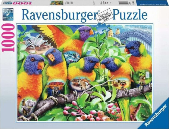 Ravensburger Puzzle 2D 1000 elementów Kraina Lorikeet