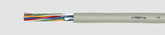 Helukabel 33001 - Low voltage cable - Grey - Polyvinyl chloride (PVC) - Cooper - 0.6 mm² - 13 kg/km