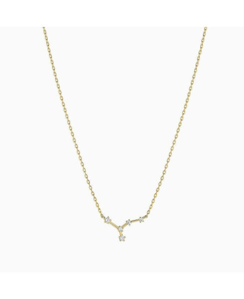 Constellation Necklace - 12 Zodiac Constellation - Gold