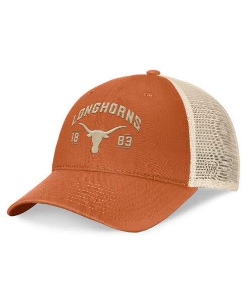 Men's Texas Orange Texas Longhorns Heritage Waylon Trucker Adjustable Hat