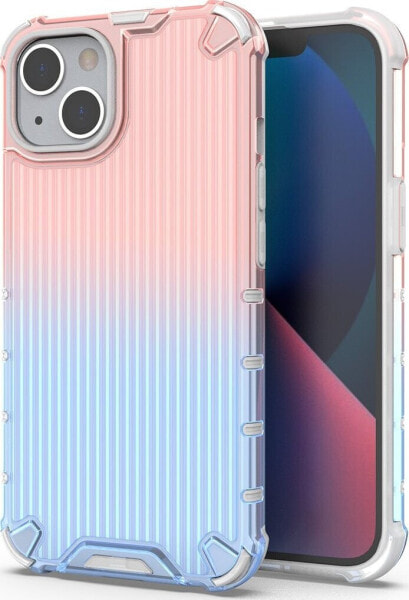 Hurtel Ombre Protect Case etui do iPhone 14 pancerny pokrowiec różowo-niebieskie