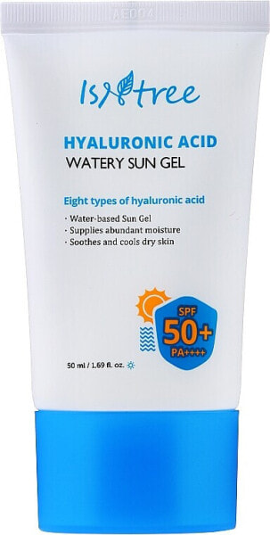 Sonnenschutzgel für das Gesicht mit Hyaluronsäure SPF 50+