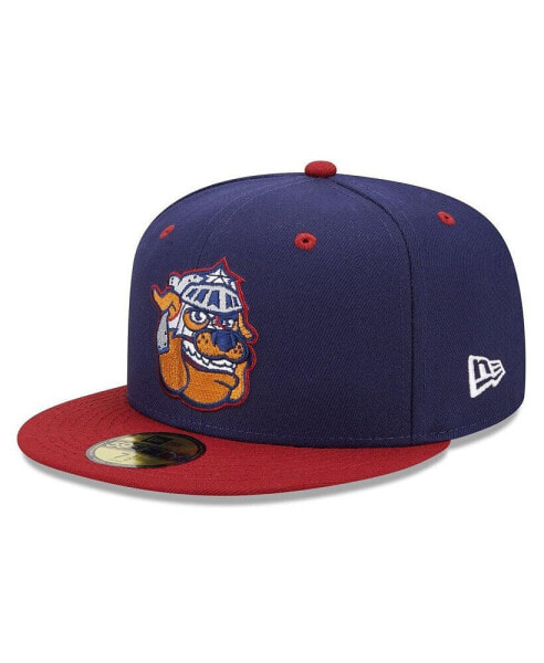 Головной убор для мужчин New Era Navy, Red Round Rock Express Marvel x Minor League 59FIFTY