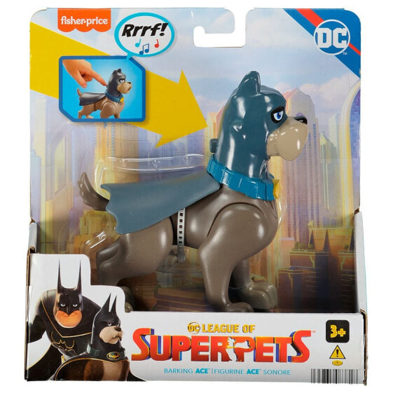 Фигурка Fisher-Price Dc League Of Super Pets Barking Ace Figure (Лига Супердомашних Друзей)