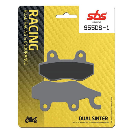 SBS Dual Dynamic Racing Concept 955DS-1 Sintered Brake Pads