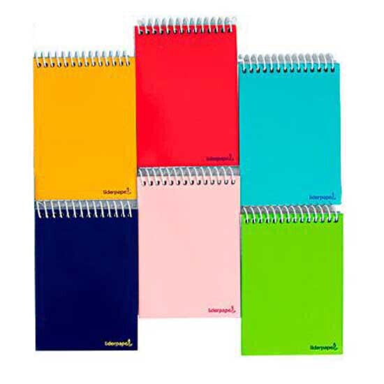 Блокнот для школьников Liderpapel Spiral notebook twelfth pocket landscape smart softcover 80h 60gr square 4 mm