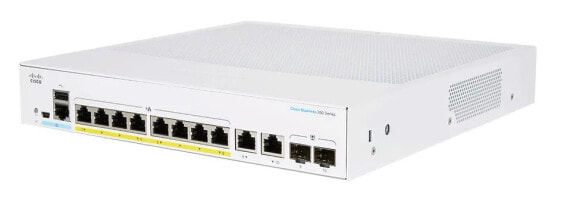 Cisco CBS250-8PP-E-2G-EU - Managed - L2/L3 - Gigabit Ethernet (10/100/1000) - Rack mounting