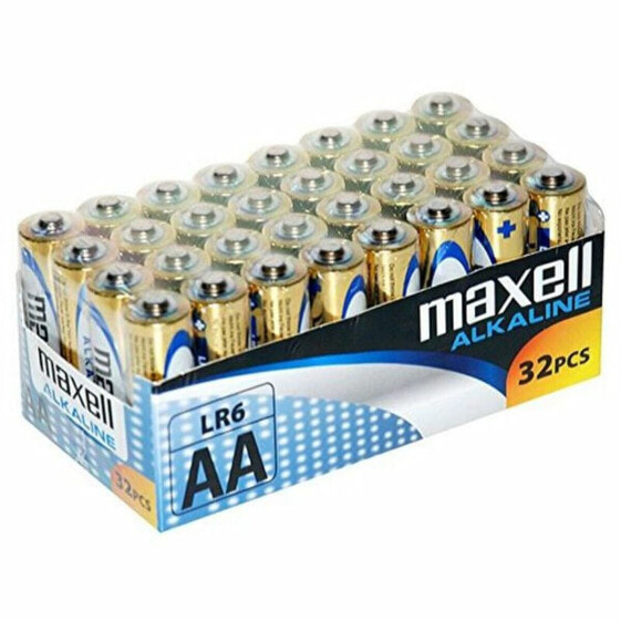 Щелочные батарейки Maxell MX-LR06 AA 32 LR06 AA 1.5V (32 pcs) 1,5 V