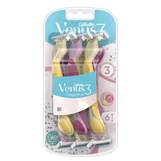 Venus 3 Dragonfruit disposable razors 6 pcs