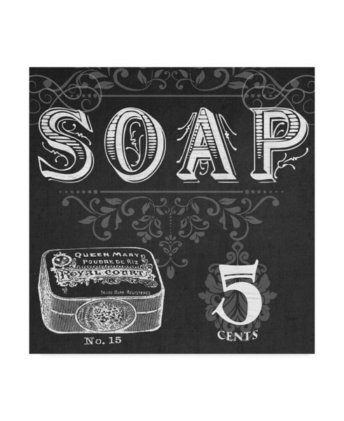 June Erica Vess Chalkboard Bath Signs I Canvas Art - 15" x 20"