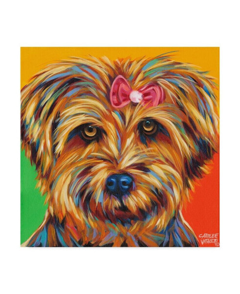 Carolee Vitaletti Sweet Yorkie I Canvas Art - 15" x 20"