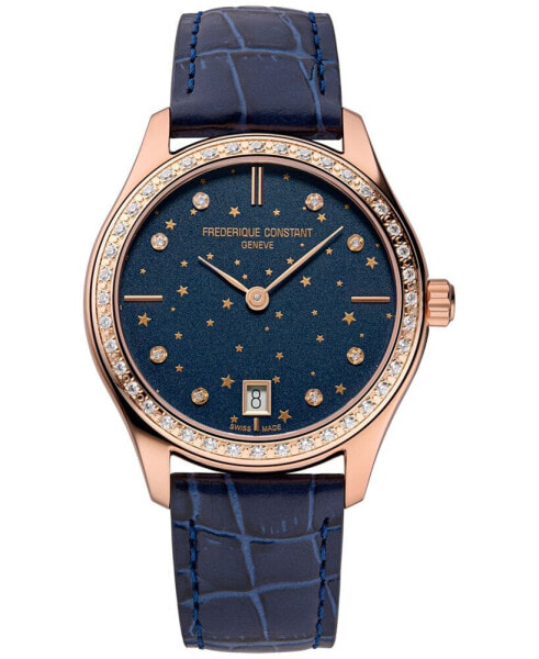 Часы Frederique Constant Diamond Navy Watch