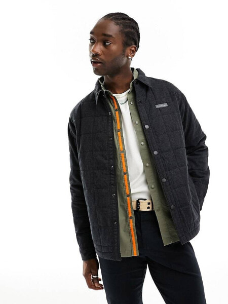 Columbia Landroamer quilted shirt jacket in black