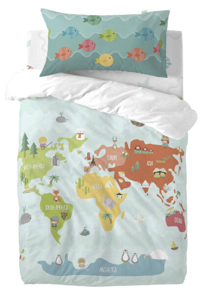 World map Bettbezug-set