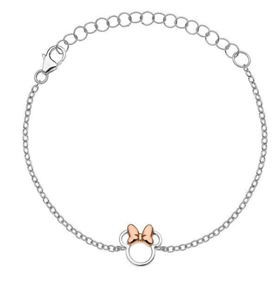 Matching silver bicolor bracelet Minnie Mouse BS00027TL-55