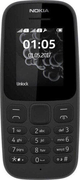Мобильный телефон Nokia 105 (2019) Dual SIM черный