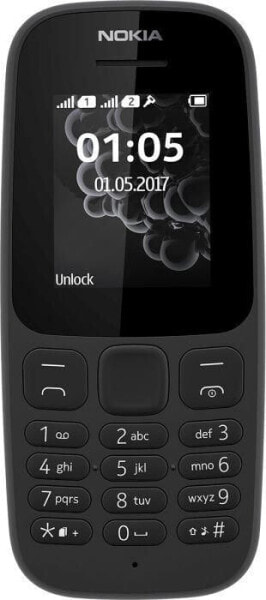 Мобильный телефон Nokia 105 (2019) Черный