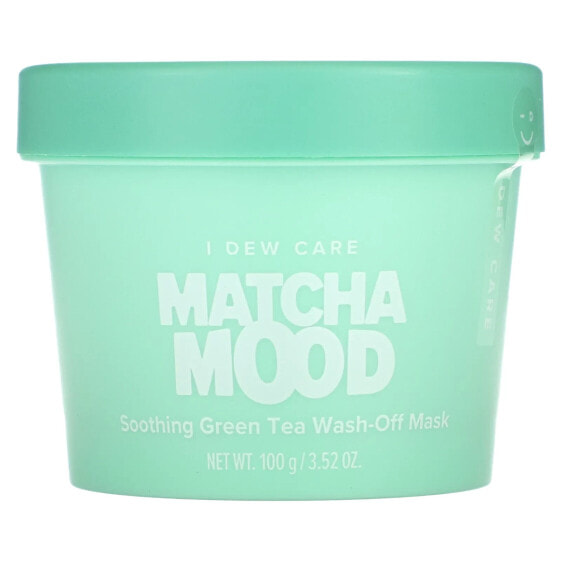 Matcha Mood, Soothing Green Tea Wash-Off Beauty Mask, 3.52 oz (100 g)