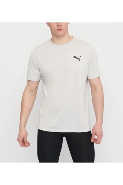 Active Small Logo Tee - Gri Erkek T-Shirt