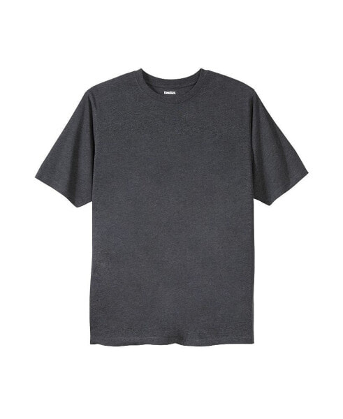 Big & Tall Shrink-Less Lightweight Crewneck T-Shirt