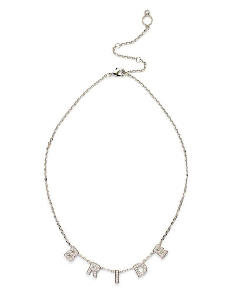 Kleinfeld faux Stone Pave Bride Bib Necklace