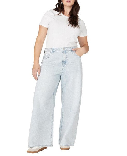 Plus Size The Yvette Rigid Wide Jean