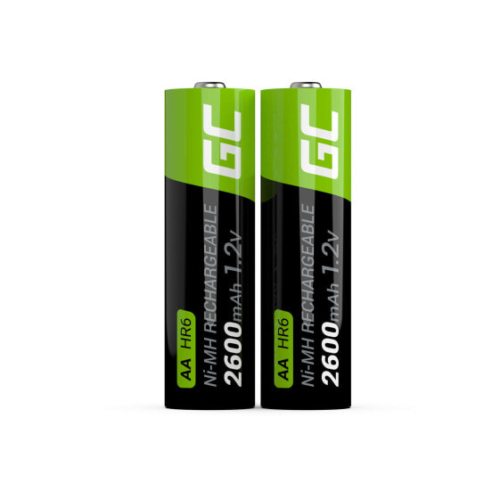 Green Cell GR05 - Rechargeable battery - AA - Nickel-Metal Hydride (NiMH) - 1.2 V - 2 pc(s) - 2600 mAh